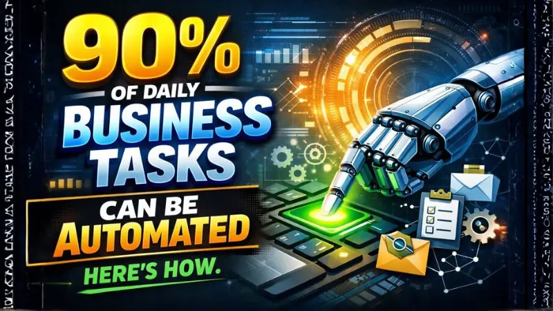 90 Percent of Daily Business Tasks Can Be Automated. Here’s How.