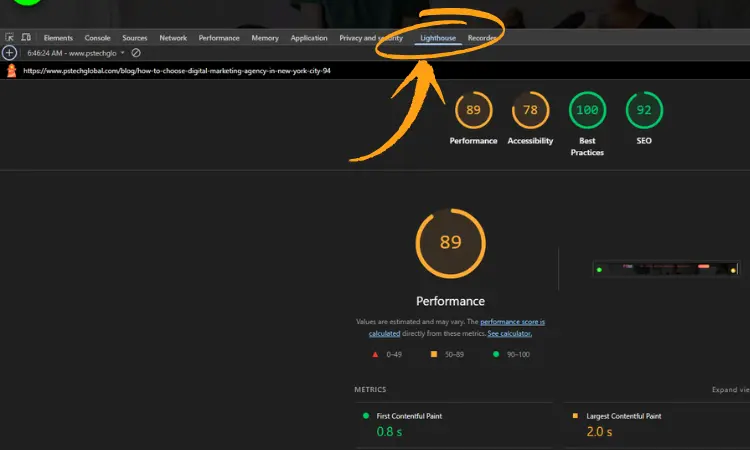 Google PageSpeed Insights