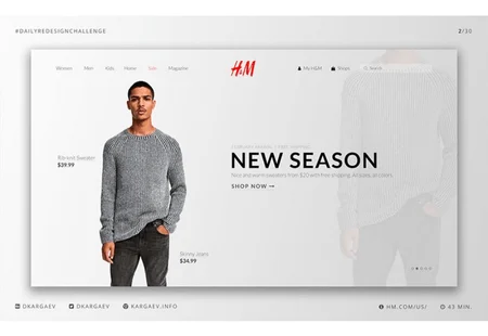 e-commerce website